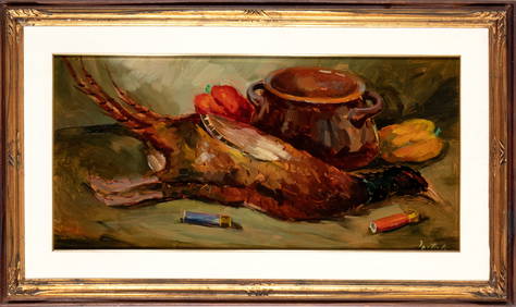 AMERIGO BARTOLI NATINGUERRA (Terni 1890 - Roma 1971) Still life with pheasant (1 of 1)
