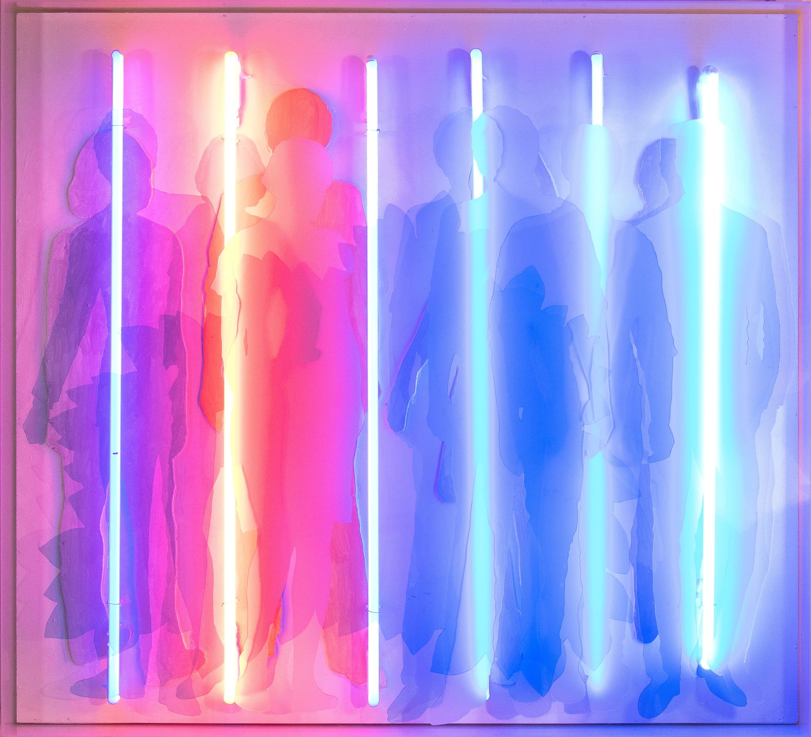 VINCENZO CECCATO (1943 - 2021) Nei dintorni di Antares: VINCENZO CECCATO (1943 - 2021) Nei dintorni di Antares 2021 Plexiglass silhouette and neon 110 x 100 cm Signature, date and title on the back: Nei dintorni di Antares, 2021, Vincenzo Ceccato Excellent