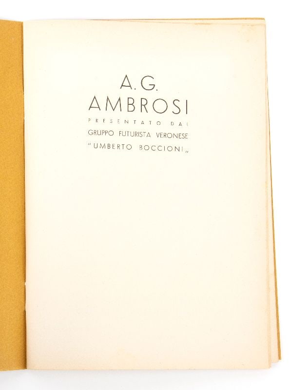 Futurismo, Aeropittura - A.G. Ambrosi aeropittore futurista (1 of 2)