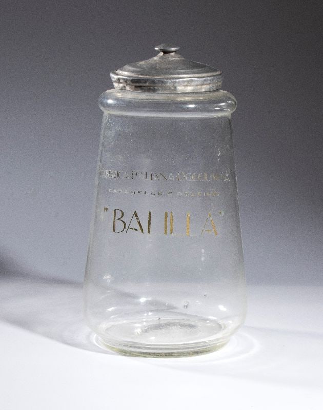 BALILLA vaso in vetro pubblicitario (1 of 1)