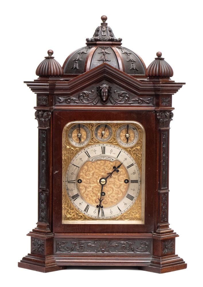 GOLDSMITHS & SILVERSMITHS CO (William Gibson & John Lawrence Langman) Braket watch London, (1 of 17)