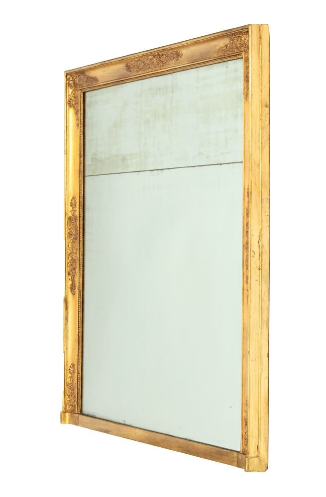 French gilded mirror    19th century (1 of 6)