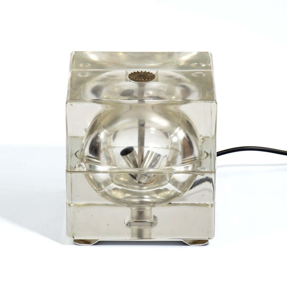 Cube sphere table lamp designed by Alessandro Mendini, Italy    20th century (1 of 4)