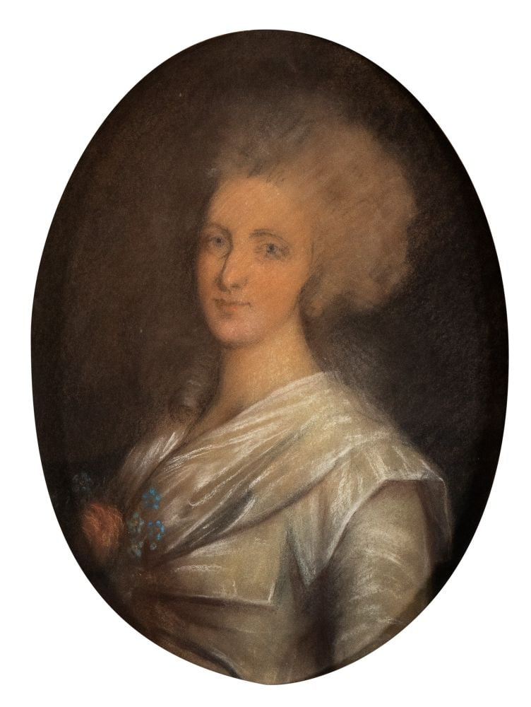 Rosalba Carriera (seguace di) (Venezia, 1673 - 1757) Portrait of a Lady Late 18th - early: Rosalba Carriera (seguace di)(Venezia 1673 - 1757) Portrait of a Lady - Late 18th - early 19th centuryHeight x width: 60 x 41 cm.Private collection, Rome.Item condition grading: **** good.