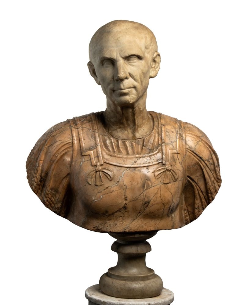 Marble bust of Julius Caesar, Rome, 1st century BC - Italy, 17th-18th centuries (1 of 7)