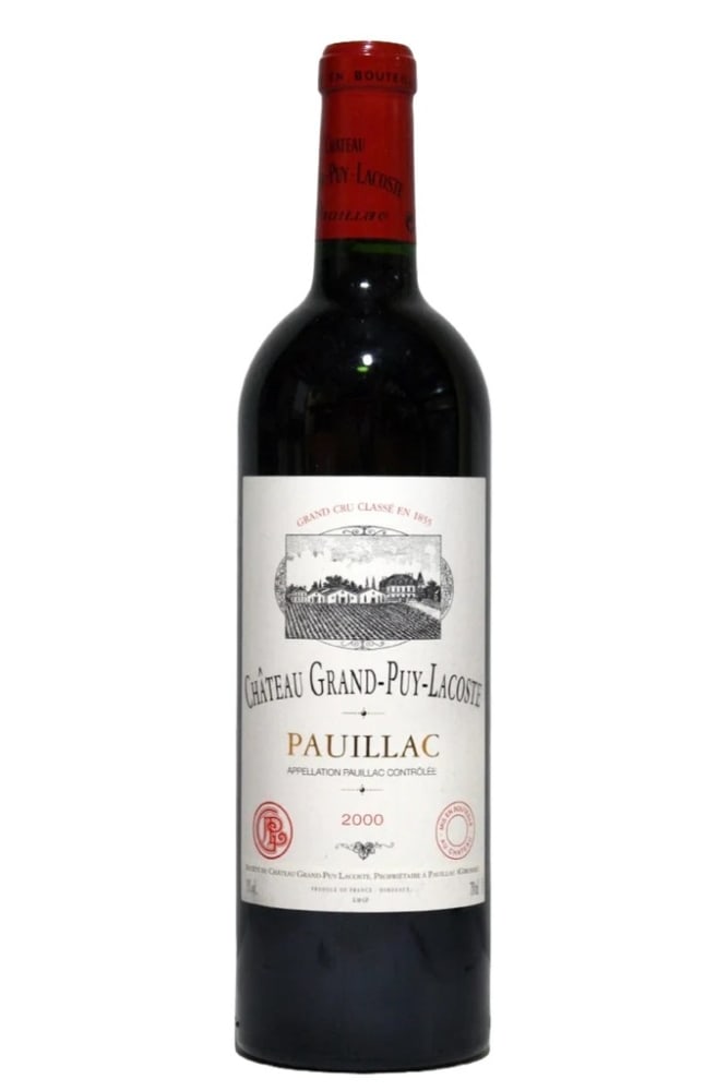 Château Grand-Puy-Lacoste 2000 3 Bot: PauillacBordeaux Note: Lotto in BOND