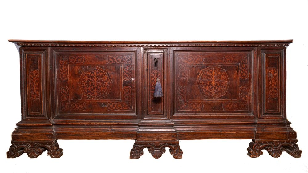 Renaissance inlaid chest - Northern Italy, 17th century (1 of 4)