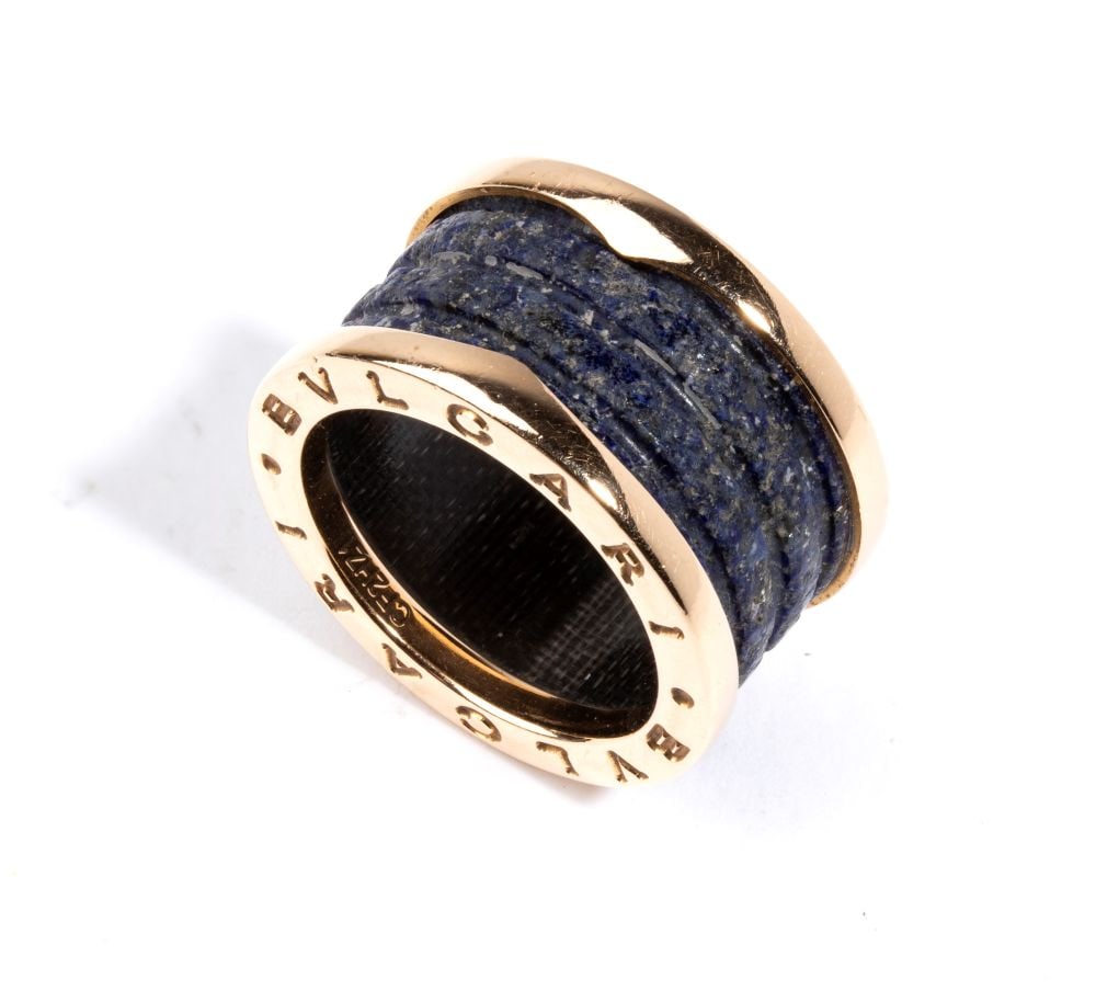 BULGARI B.zero 1 Collection: lapislazuli gold ring (1 of 5)