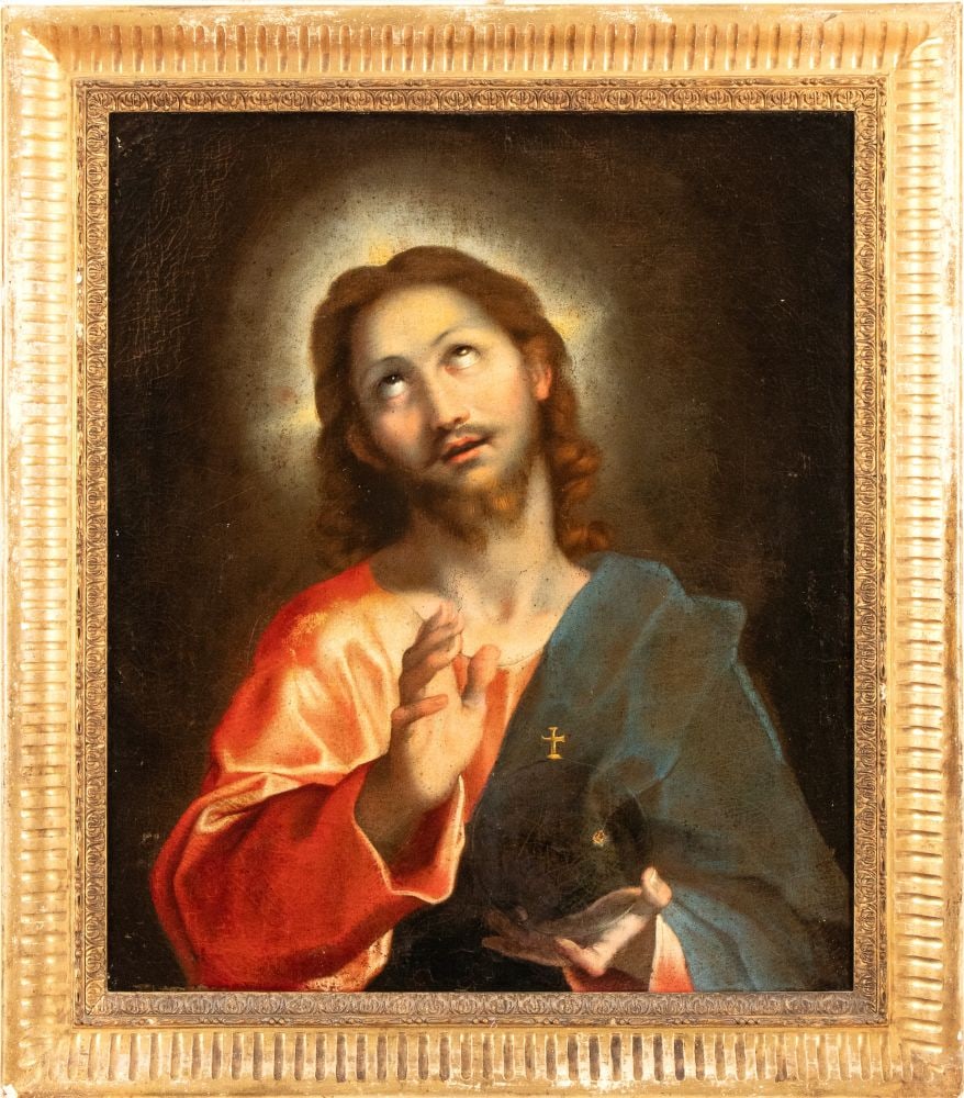 Federico Barocci (seguace di) (Urbino 1535 - 1612) Salvator Mundi (1 of 4)