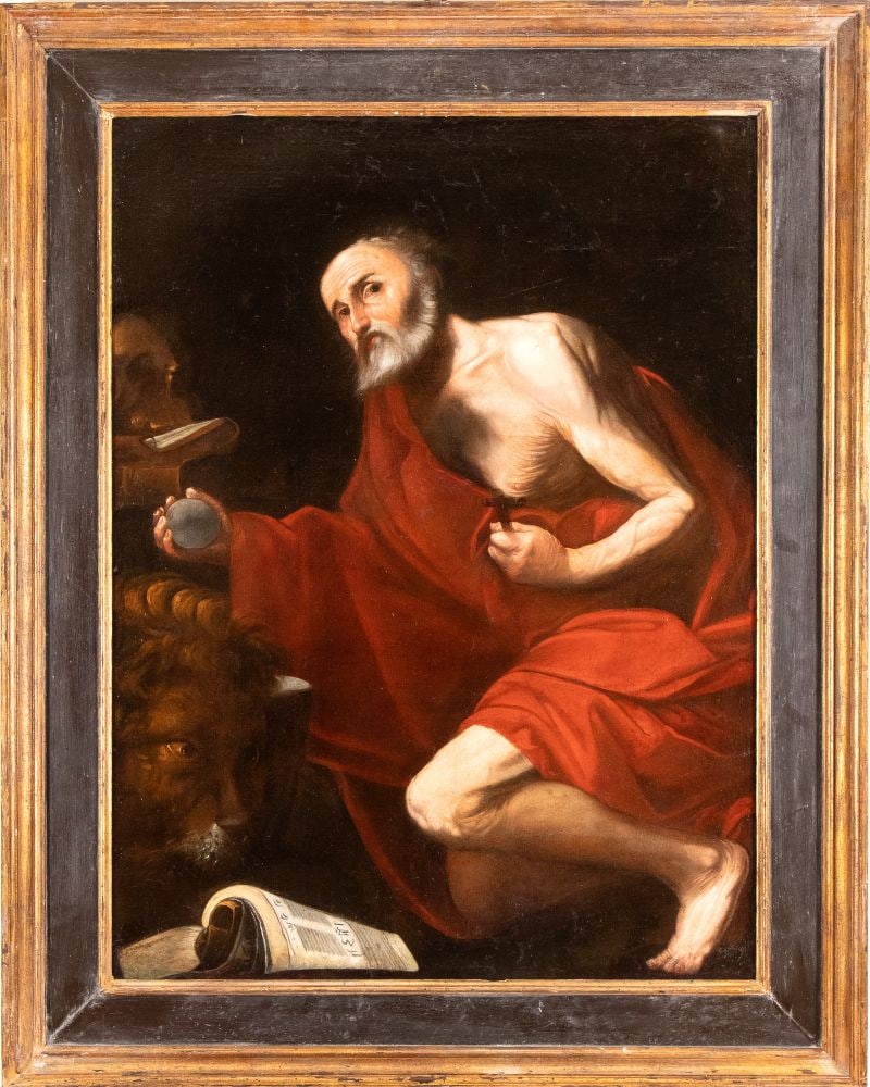 Hendrick van Somer (ambito di) (Lokeren 1607 - Napoli 1656) San Girolamo penitente (1 of 5)