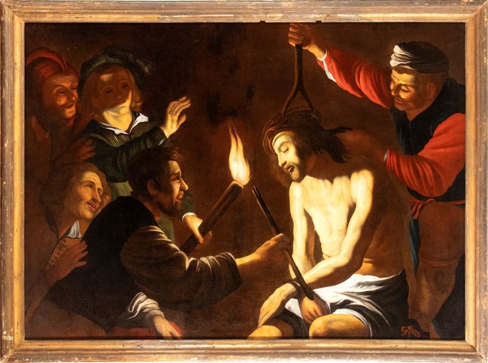 Matthias Stom o Stomer (ambito di) (Amersfoort 1600 ca. - Sicilia post 1652) Cristo deriso (1 of 5)