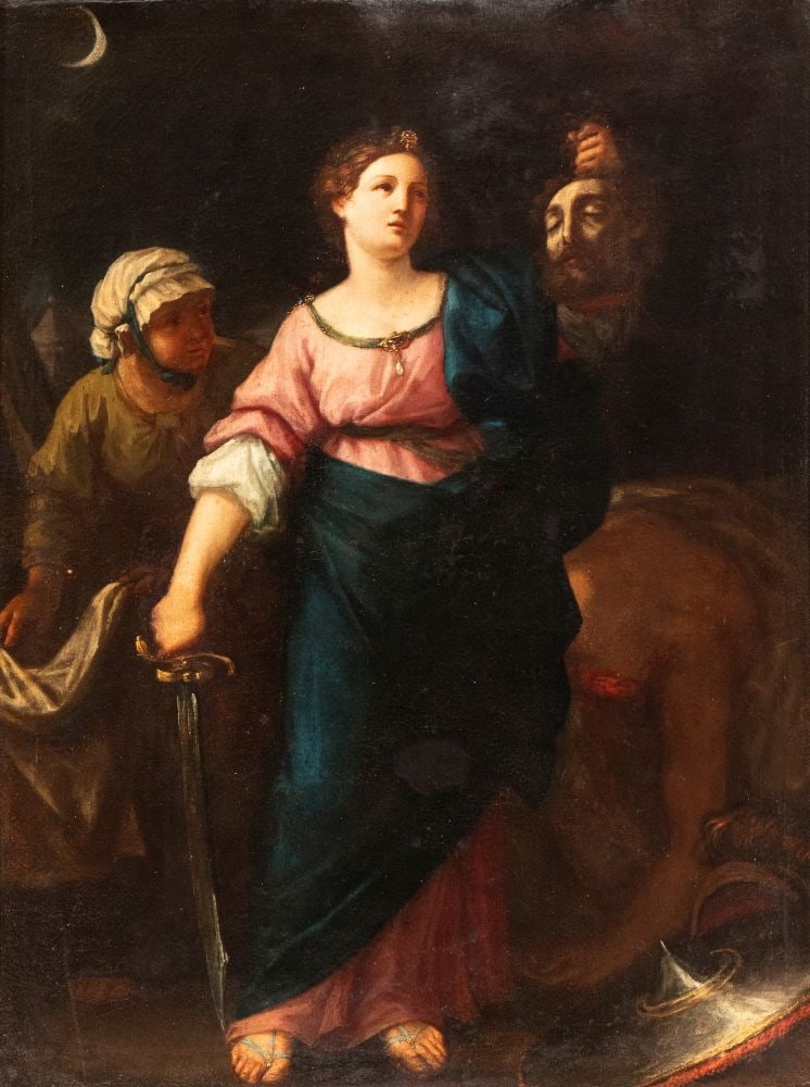 Artista emiliano, XVII secolo () Giuditta con la testa di Oloferne (1 of 6)