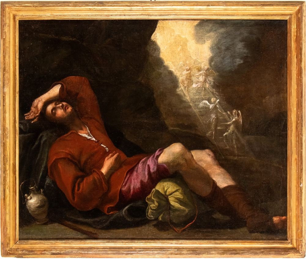 Domenico Fiasella (attribuito a) (Sarzana 1589 - Genova 1669) Il sogno di Giacobbe (1 of 4)