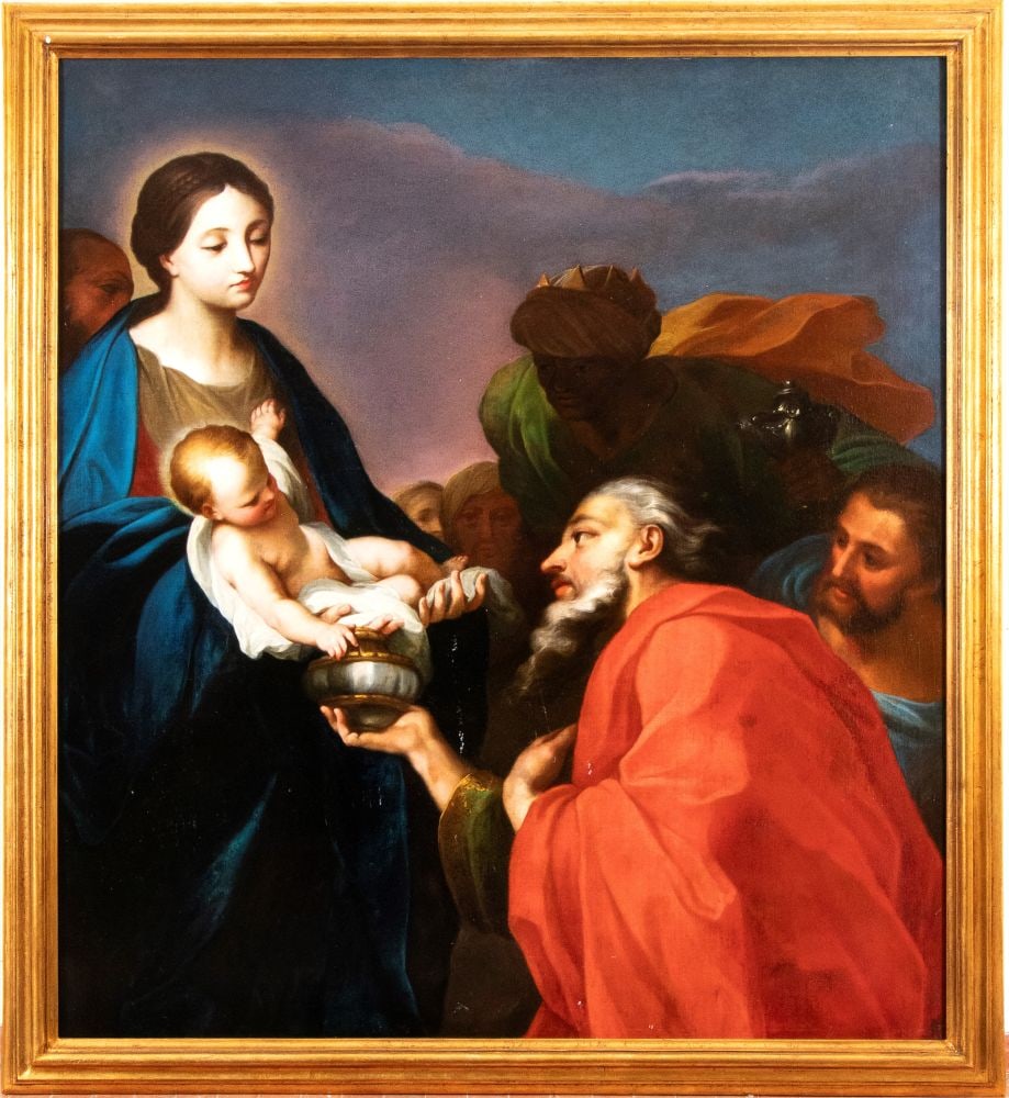 Carlo Maratti (studio) (Camerano 1625 - Roma 1713) Adorazione dei Magi (1 of 6)