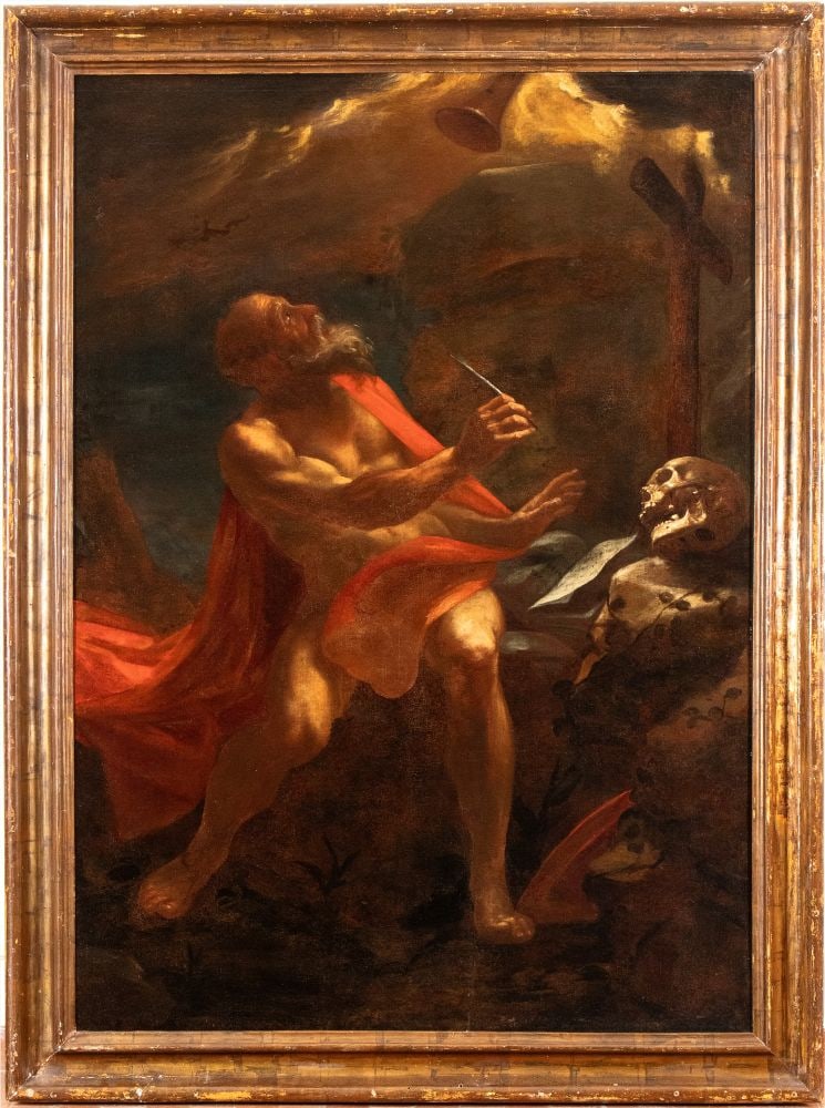 Artista attivo a Roma, seconda metà XVII secolo () San Girolamo nel deserto ode le trombe del (1 of 4)