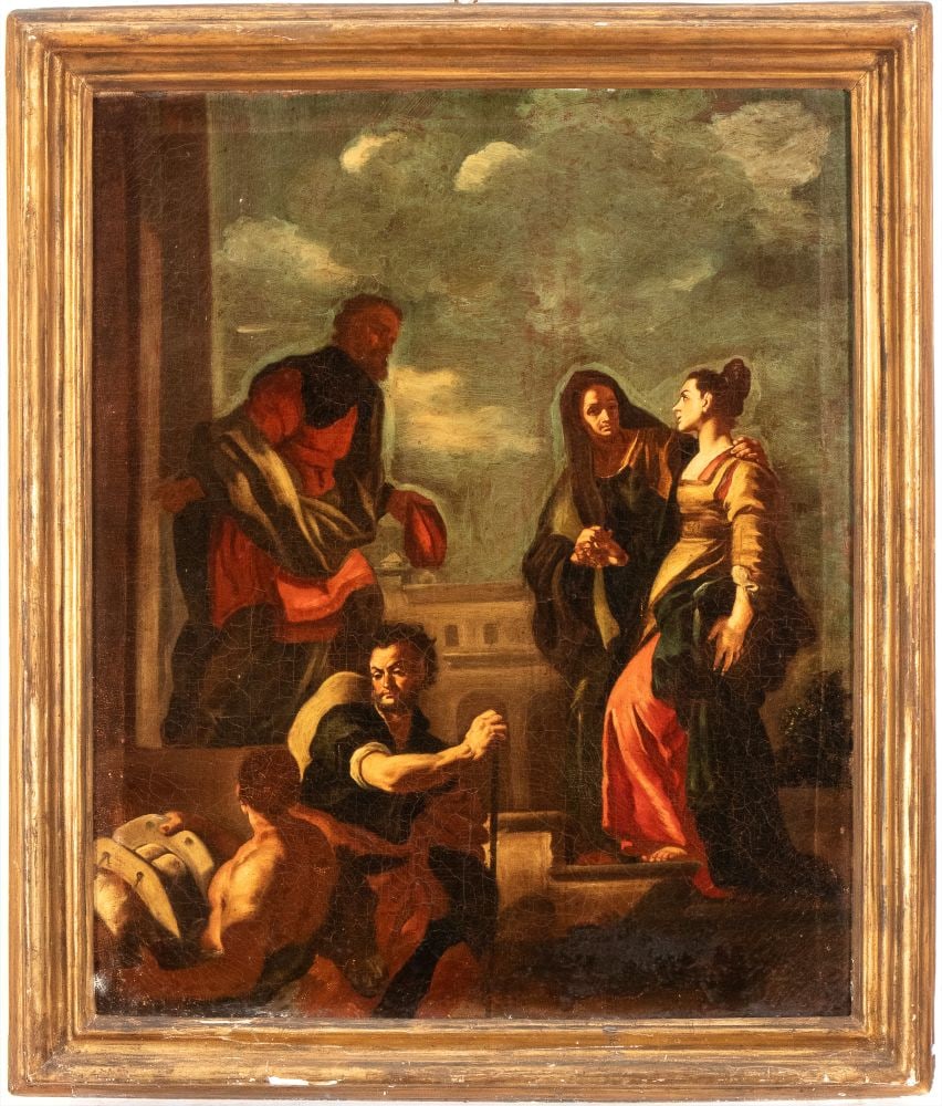 Francesco Solimena (ambito di) (Serino 1657 - Napoli 1747) Visitazione (1 of 4)
