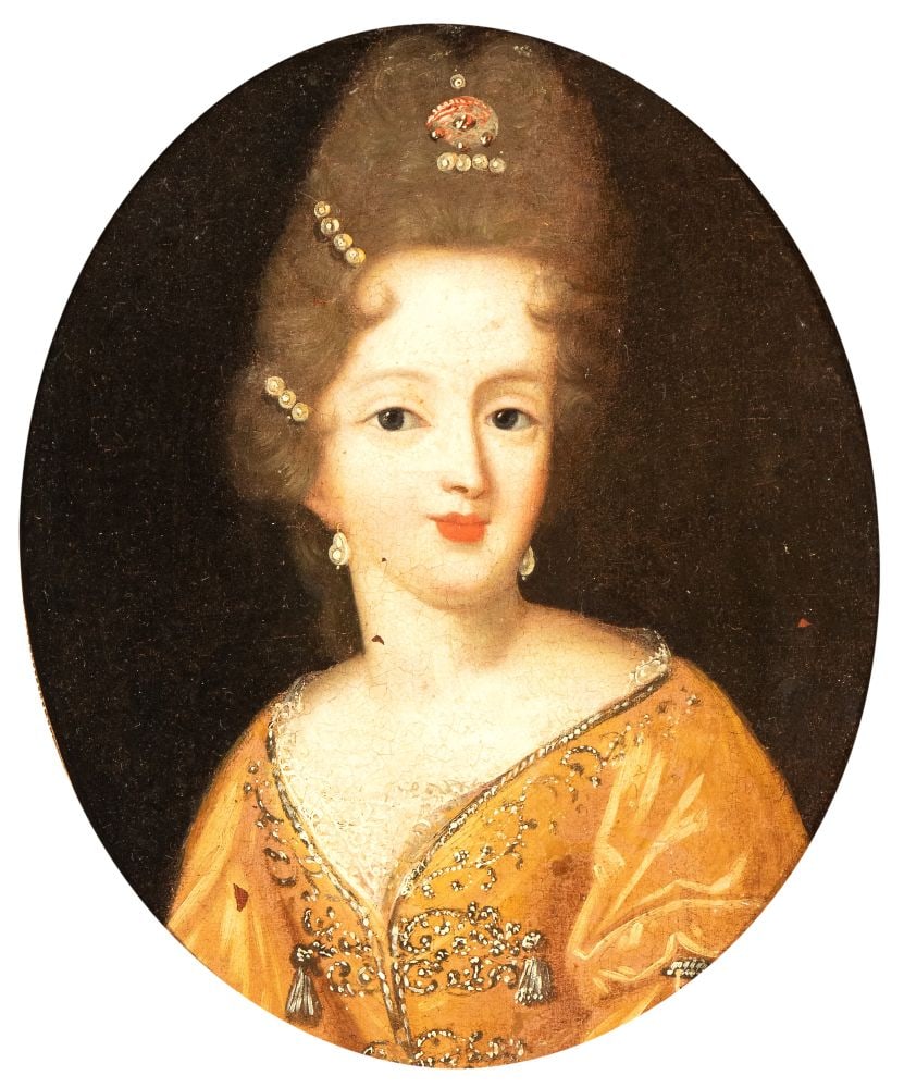 Artista francese, XVIII secolo () Coppia di ritratti femminili (1 of 8)