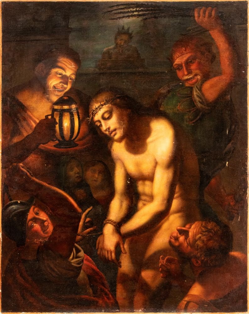 Artista fiammingo, XVII secolo () Cristo deriso (1 of 4)