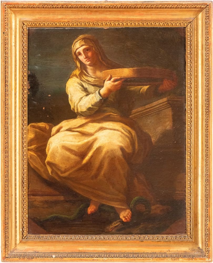 Artista attivo a Roma, XVII secolo () La vestale Tuccia (1 of 3)