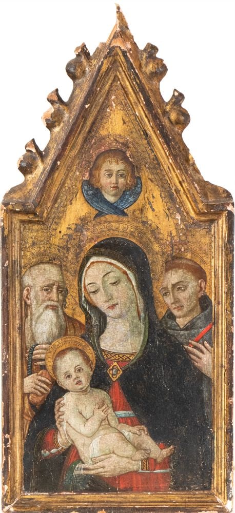 Pittura toscana, XV secolo (neimodi_di) () Madonna con Bambino e Santi (1 of 4)