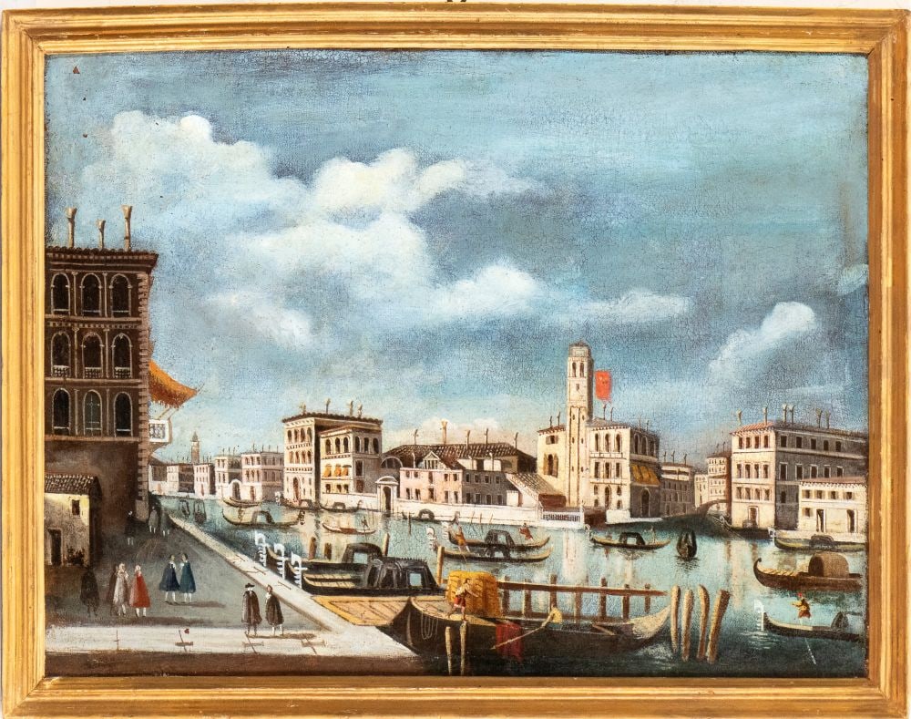 Artista attivo a Venezia, XVIII secolo () Veduta del Canal Grande a Venezia (1 of 3)
