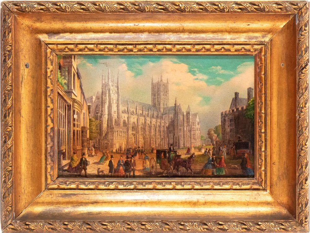 Artista inglese, XIX secolo () La cattedrale di Canterbury vista da sud-ovest (1 of 3)