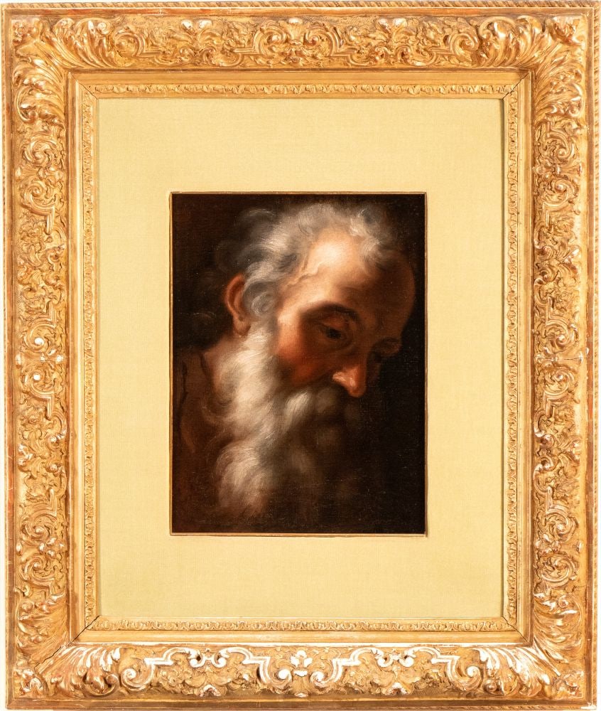 Artista attivo a Roma, XVIII secolo () Testa di uomo barbuto (1 of 2)