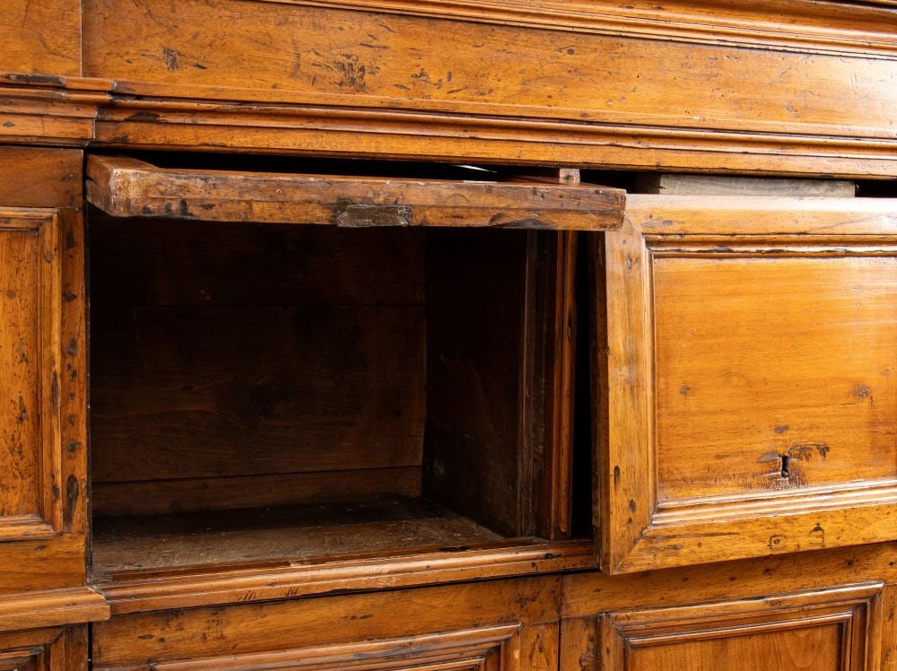 Two-section sideboard in solid walnut - 8