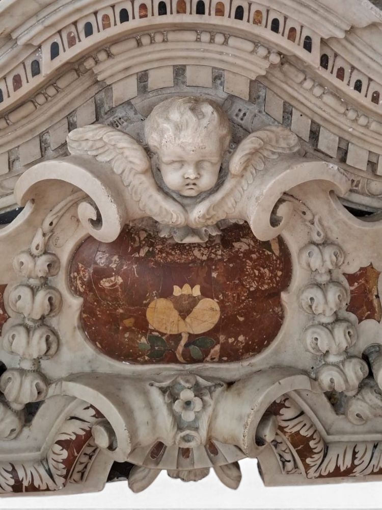 Baroque Tabernacle in Polychrome Marble - 2
