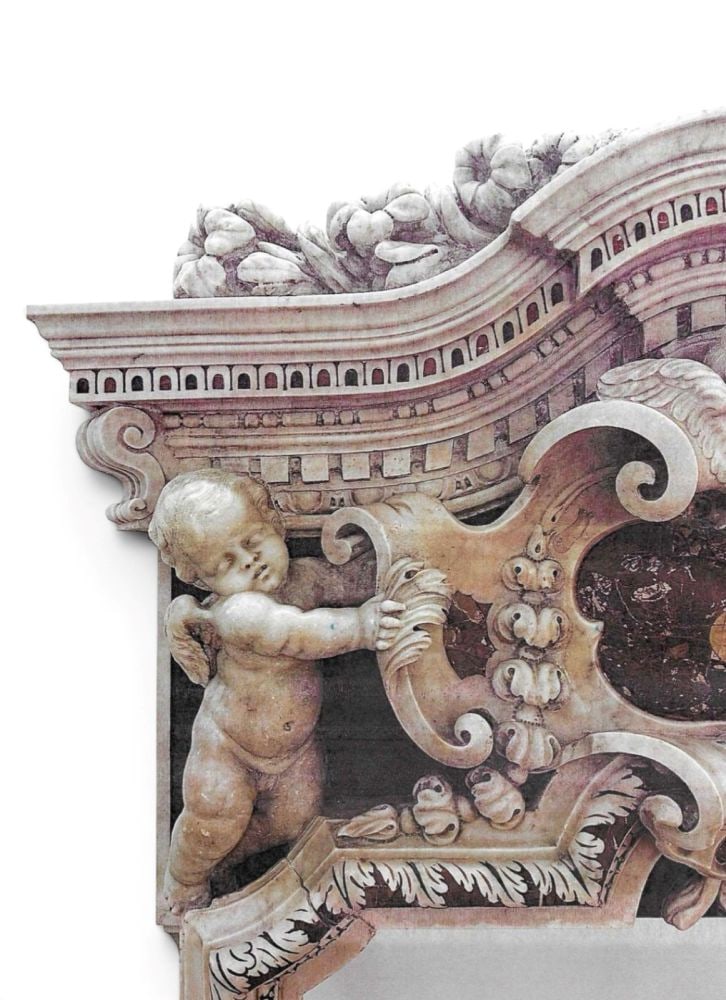 Baroque Tabernacle in Polychrome Marble - 4