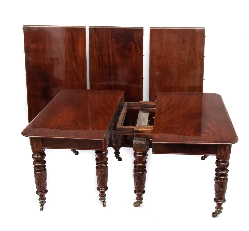 Georgian English extendable table - 6