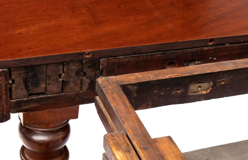 Georgian English extendable table - 7