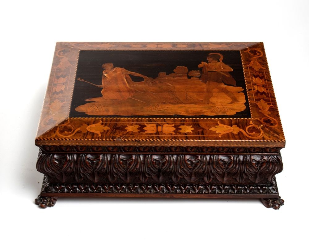 Italian inlaid box, Louis XVI (1 of 6)