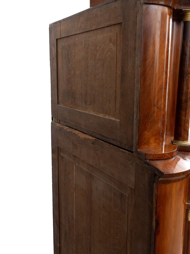 Biedermeier double-section corner cabinet - 10
