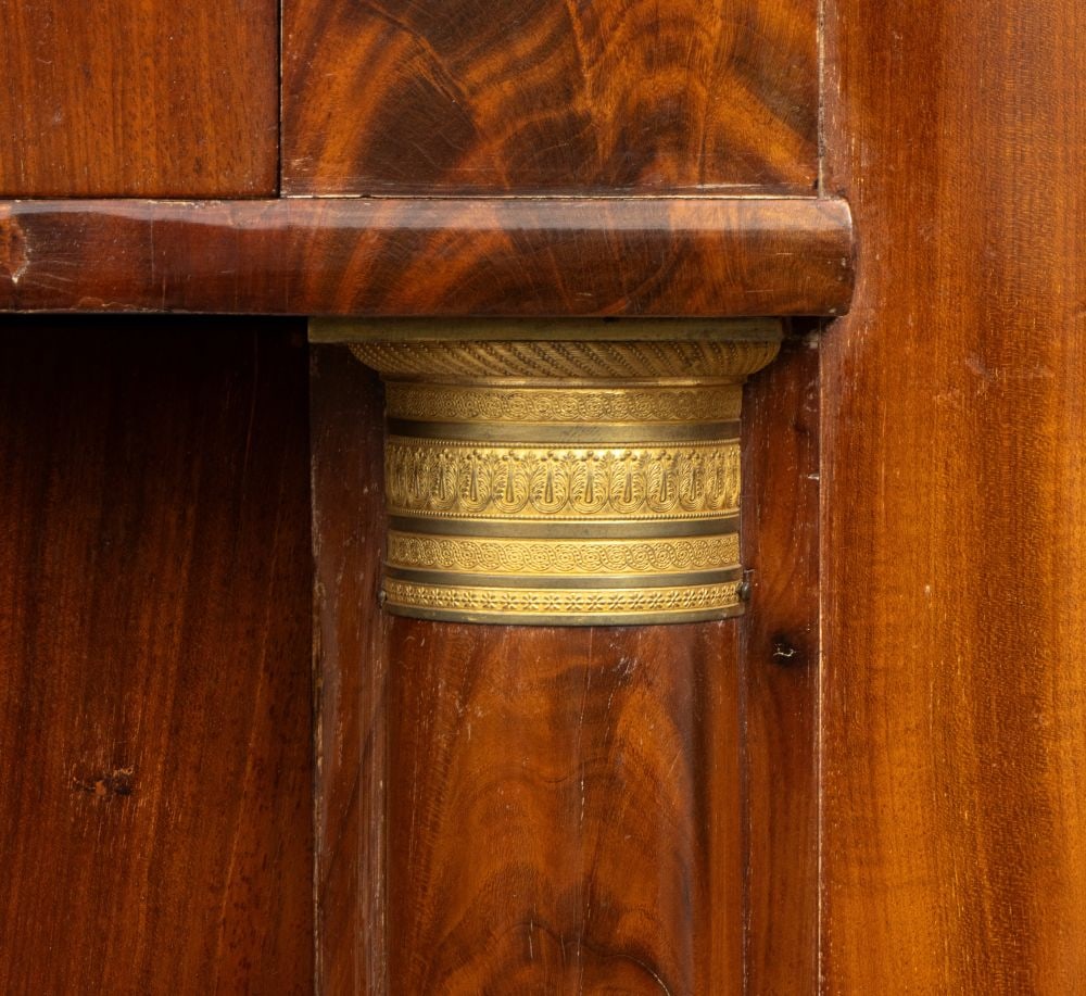 Biedermeier double-section corner cabinet - 4