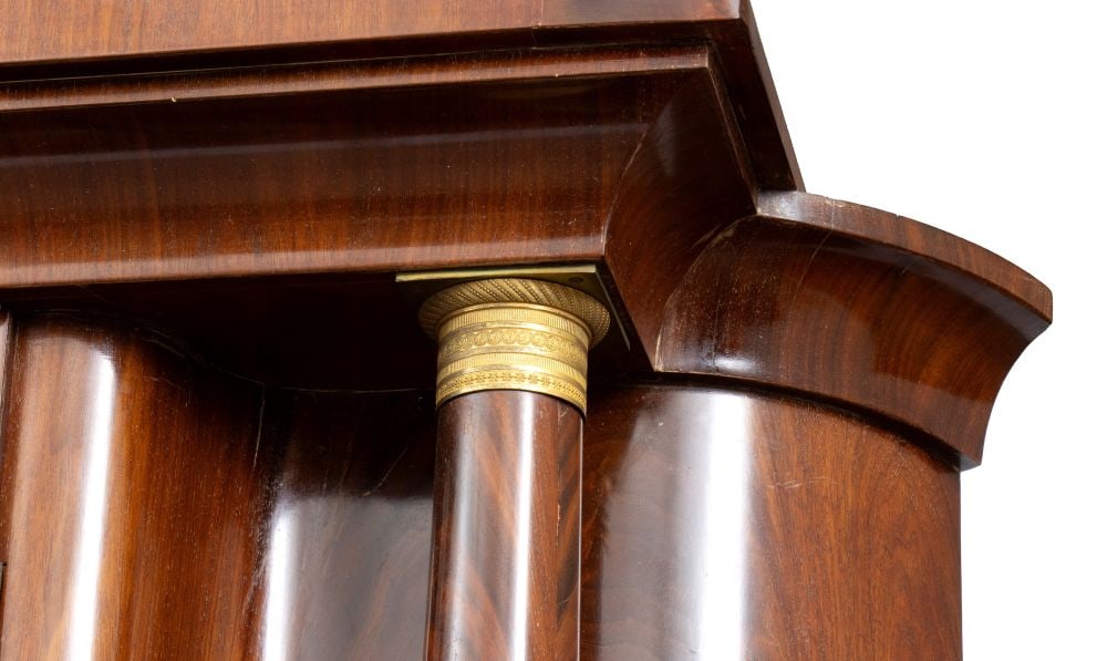 Biedermeier double-section corner cabinet - 5