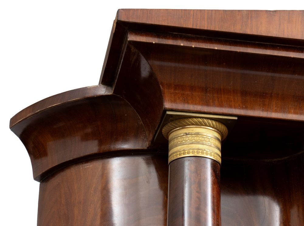 Biedermeier double-section corner cabinet - 6