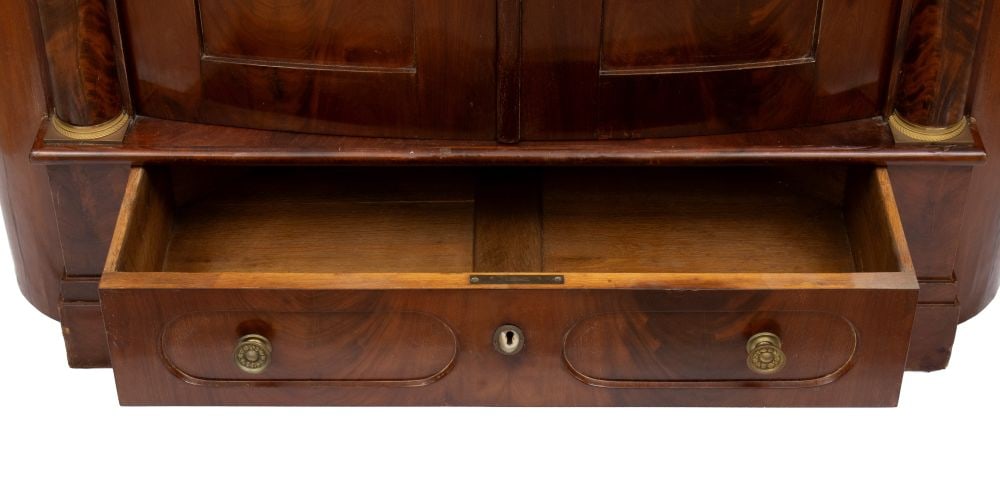 Biedermeier double-section corner cabinet - 7