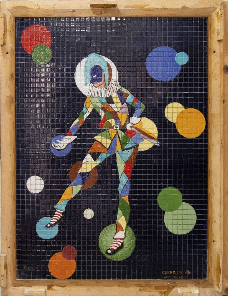 “Cosmic Harlequin” Decorative Mosaic Panel (1 of 3)