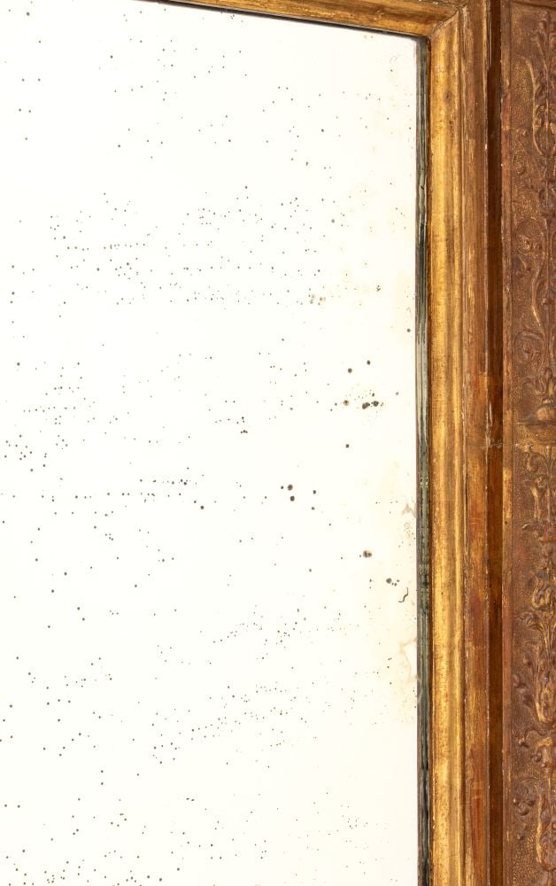 Gilded mirror with a tabernacle frame - 3