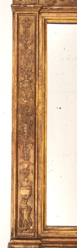 Gilded mirror with a tabernacle frame - 5