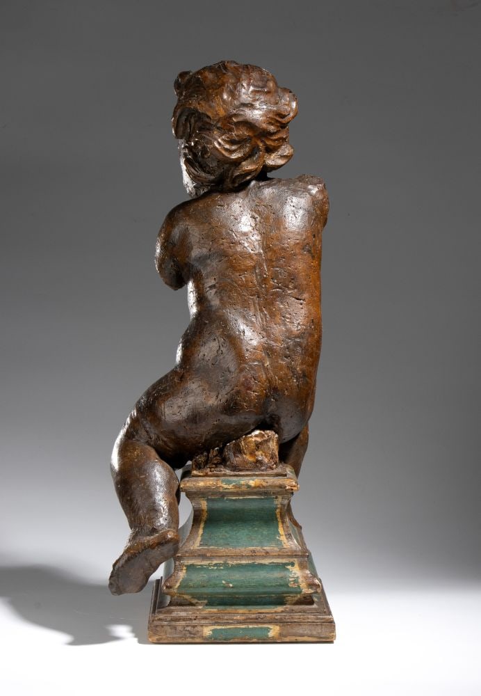 Wooden putto - 2