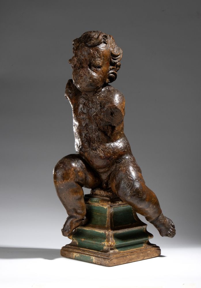 Wooden putto - 3