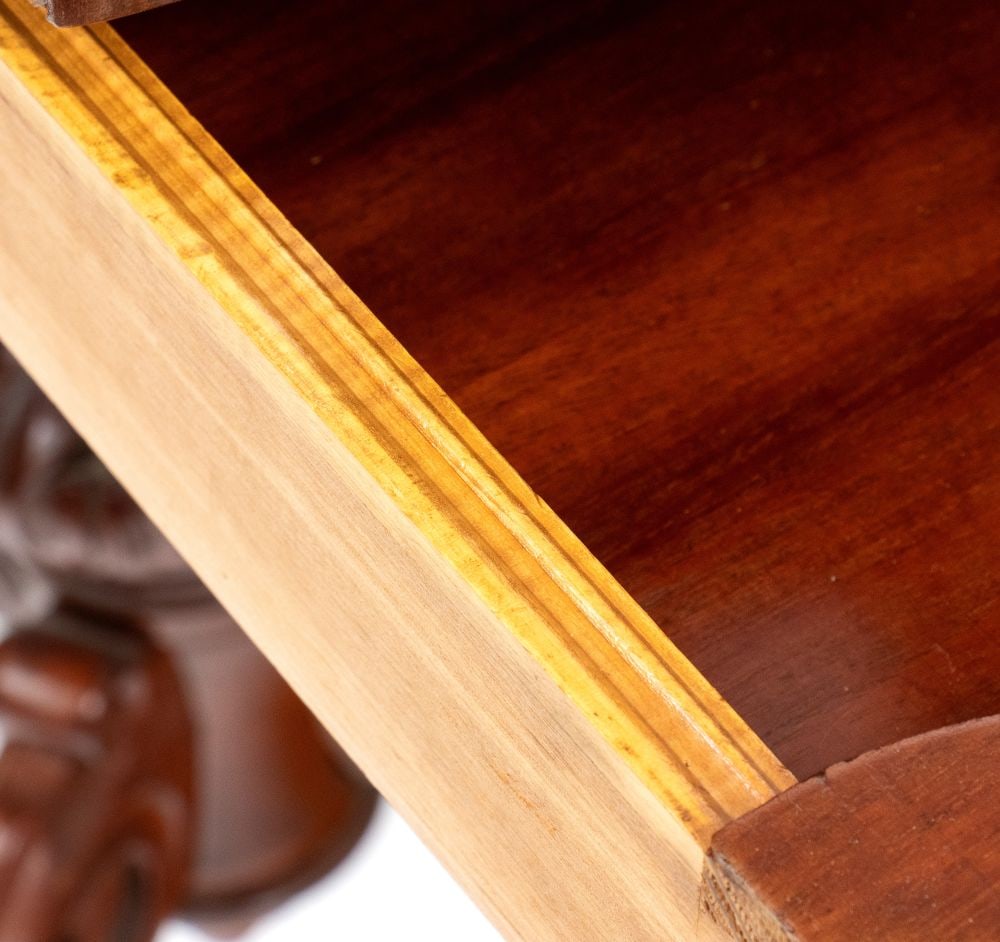 Biedermeier-style flower-shaped work table - 4