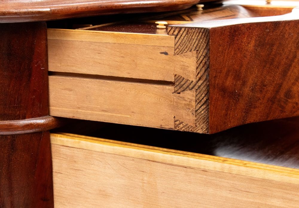 Biedermeier-style flower-shaped work table - 5