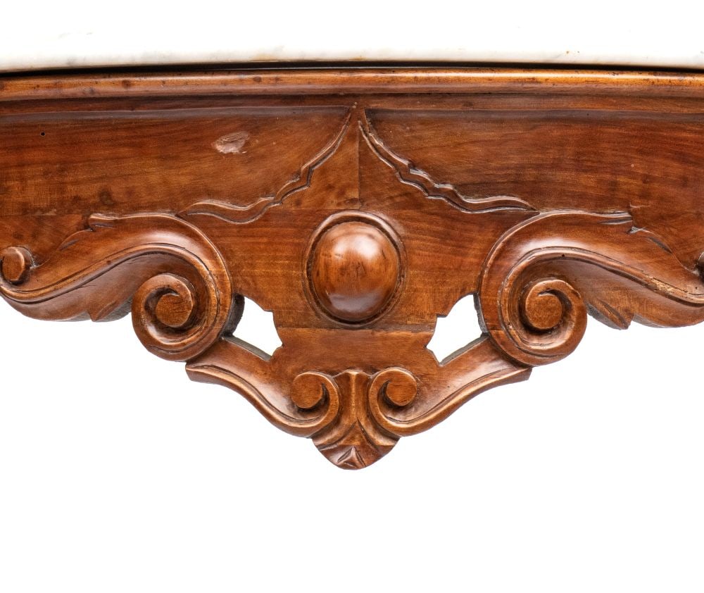Genoese console table with marble top - 2