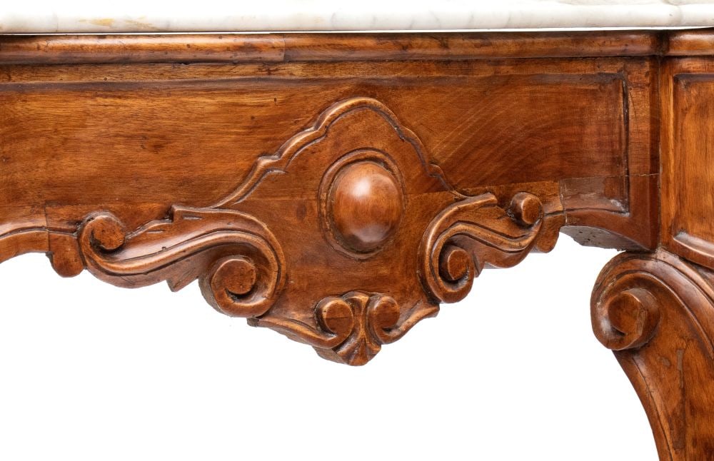 Genoese console table with marble top - 6