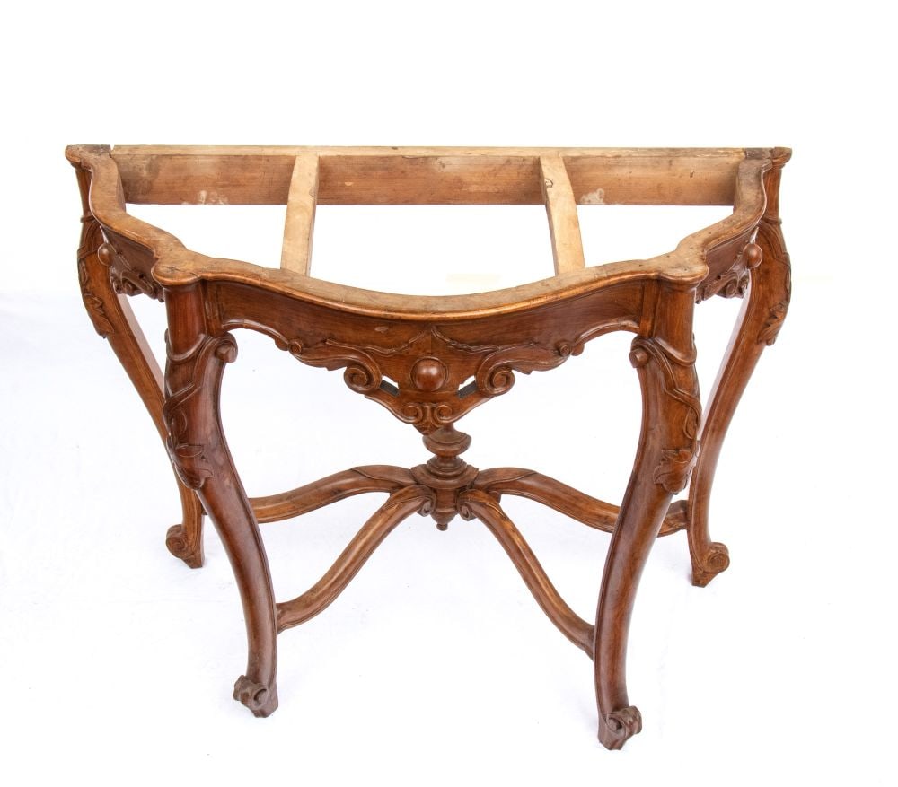 Genoese console table with marble top - 8
