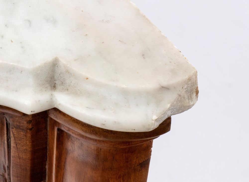 Genoese console table with marble top - 9