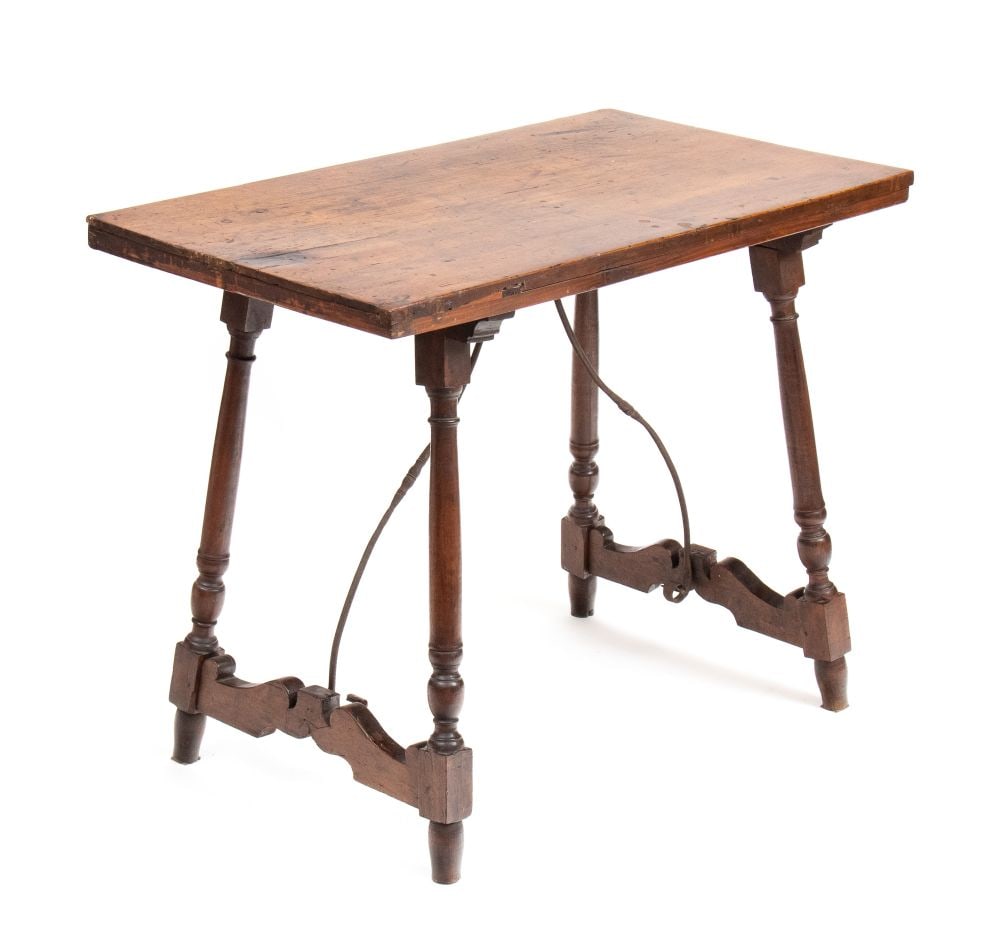 Walnut Trestle table - 2